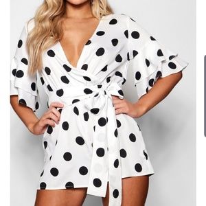 NWT polka dot jumpsuit/romper